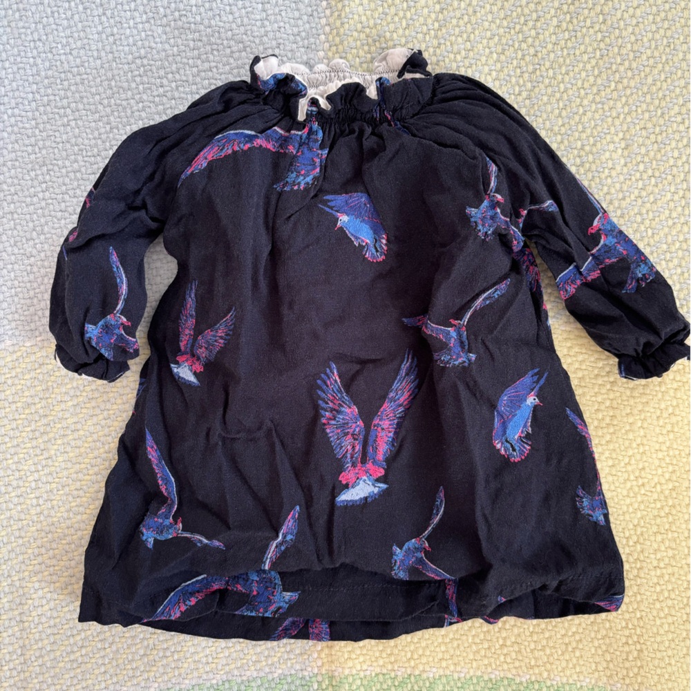 Mademoiselle à Soho Bird Dress 3 Mos.
